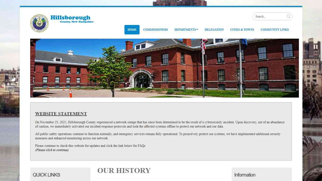 Hillsborough County, NH - The Official Hillsborough County, NH Website